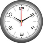 V30-510-F Plastik Duvar Saati