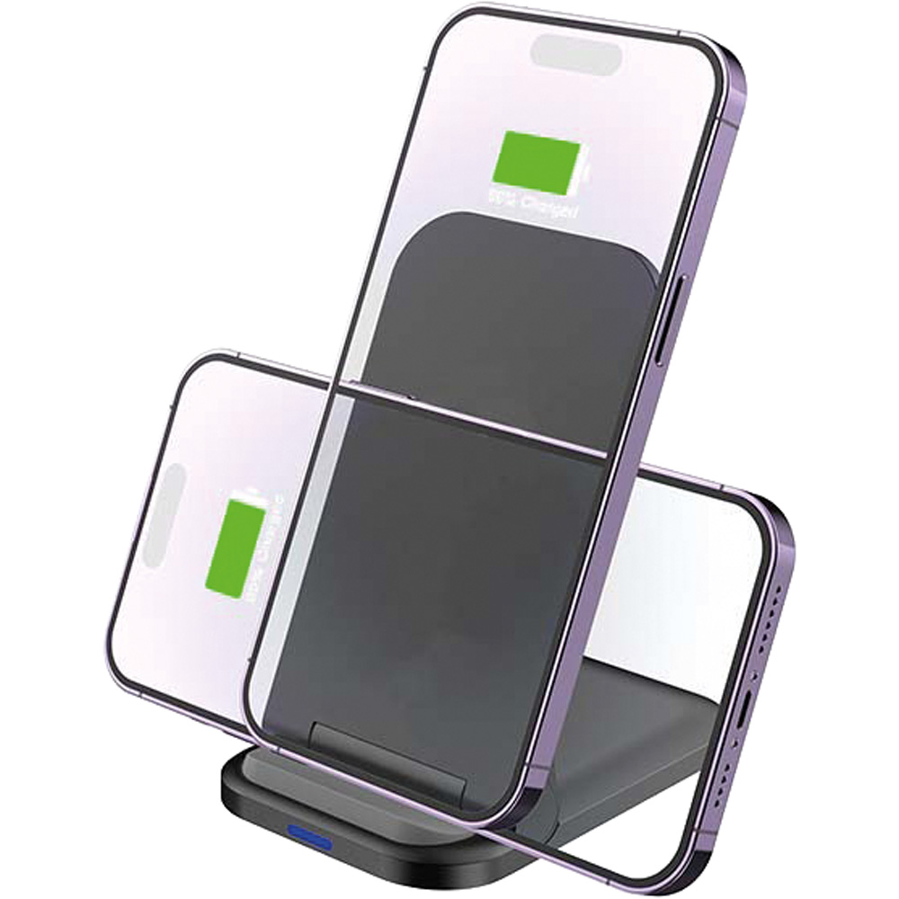 4897b792bed69aeeefd29b37f7fe2ac7 PWB-410 Kablosuz Şarj Telefon Standı - Görsel 1