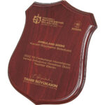 BK-75 Ahşap Plaket