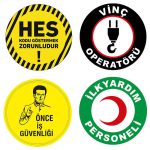 İş Güvenliği Etiketleri