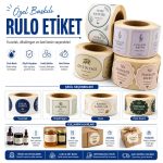 Özel Baskılı Rulo Etiket - Görsel 3