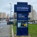 Hyundai İstif Makinaları Totem Tabelası