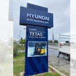 Hyundai İstif Makinaları Totem Tabelası - Görsel 2