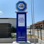 Tüvtürk Bursa Araç Muayene İstasyonu Pilon Totem Tabela