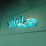 Vital Power Paslanmaz Kutu Harf Endirekt Aydınlatma Tabelası