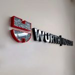 Würth Özel İşlemli Vida Dolgulu Fileli Paslanmaz Kutu Harf Tabelası