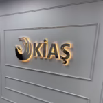 Kiaş paslanmaz gümüş ışıklı tabela - Görsel 2