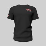 Baskılı T-shirt Siyah