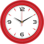 V30-527-K Plastik Duvar Saati