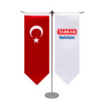 T Tipi Masa Bayrağı - Kılıç Kesim