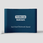 Örümcek Stand - Oval (3×2) – Taşınabilir Fuar ve Tanıtım Standı